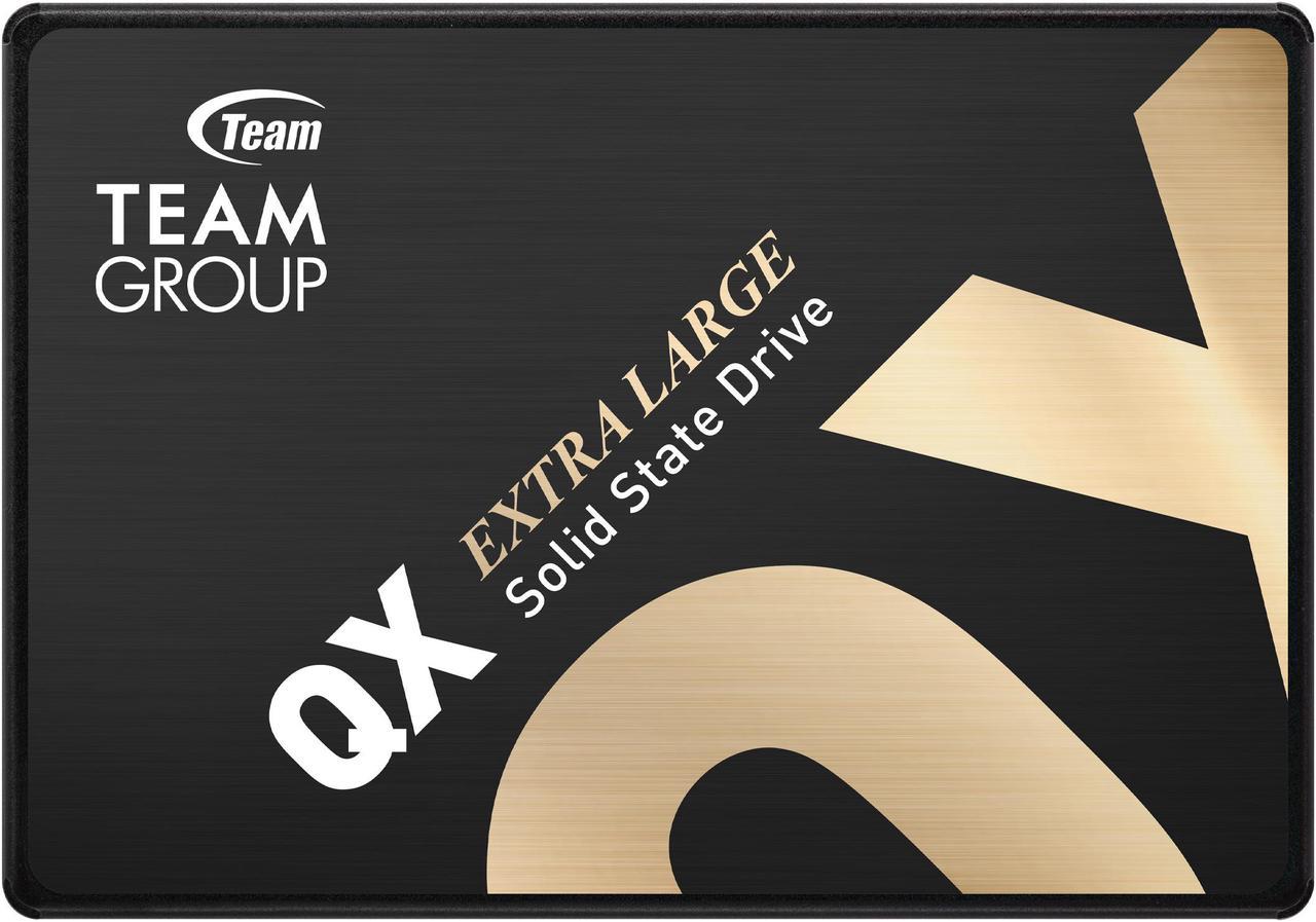 Team Group QX 2.5" 4TB SATA III 3D NAND Internal Solid State Drive (SSD), Speed up to 560MB/s, Laptop & PC Desktop compatible (T253X7004T0C101)