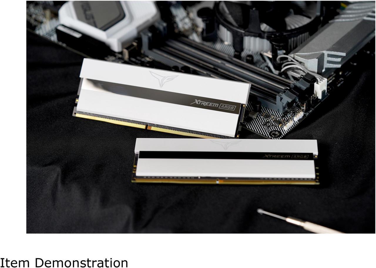 Alt view image 6 of 7 - Team T-Force XTREEM ARGB 64GB (2 x 32GB) 288-Pin PC RAM DDR4 3600 (PC4 28800) Desktop Memory Model TF13D464G3600HC18JDC01