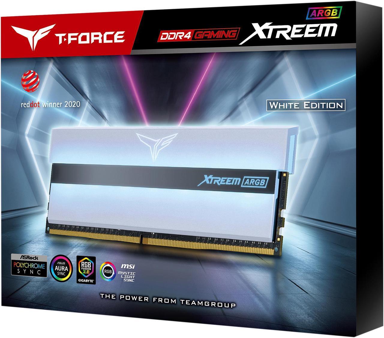 Alt view image 7 of 7 - Team T-Force XTREEM ARGB 64GB (2 x 32GB) 288-Pin PC RAM DDR4 3600 (PC4 28800) Desktop Memory Model TF13D464G3600HC18JDC01