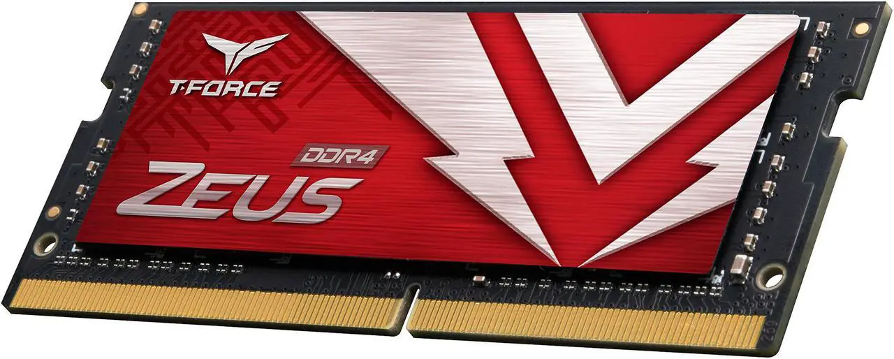 Alt view image 2 of 3 - Team T-FORCE ZEUS 64GB (2 x 32GB) 260-Pin DDR4 SO-DIMM DDR4 3200 (PC4 25600) Laptop Memory Model TTZD464G3200HC22DC-S01