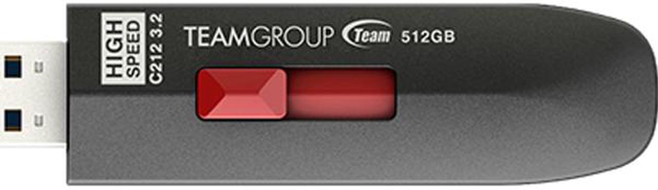 TEAM 512GB C212 Extreme Speed USB 3.2 Gen2 Flash Drive, Speed Up to 1000MB/s (TC2123512GB01)