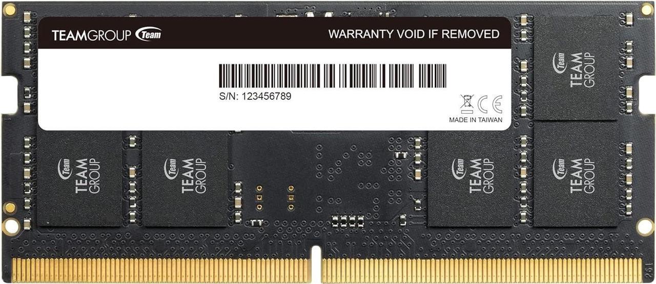 Team Elite 32GB 262-Pin DDR5 SO-DIMM DDR5 4800 (PC4 38400) Laptop Memory Model TED532G4800C40D-S01