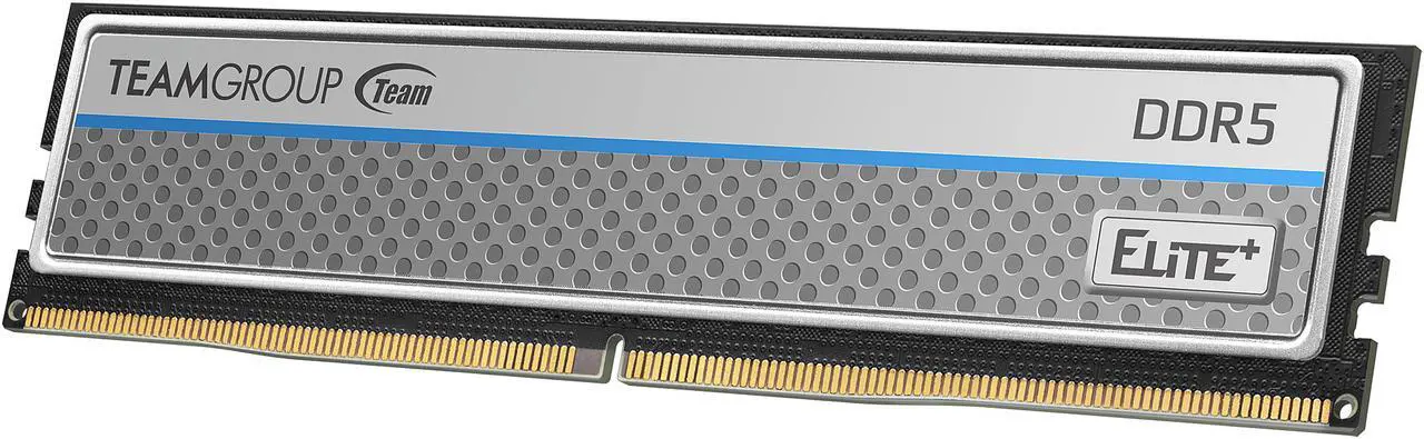 Alt view image 2 of 3 - Team Elite Plus 16GB 288-Pin PC RAM DDR5 5600 (PC5 44800) Desktop Memory Model TPSD516G5600HC4601