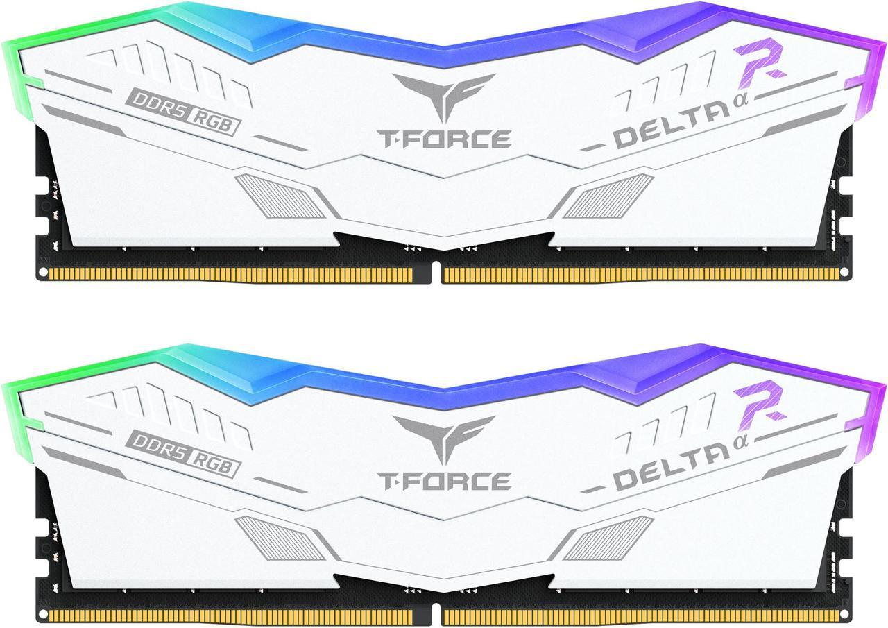 Team T-Force Delta AMD EXPO 32GB (2 x 16GB) 288-Pin PC RAM DDR5 6000 (PC5 48000) Desktop Memory Model FF8D532G6000HC38ADC01