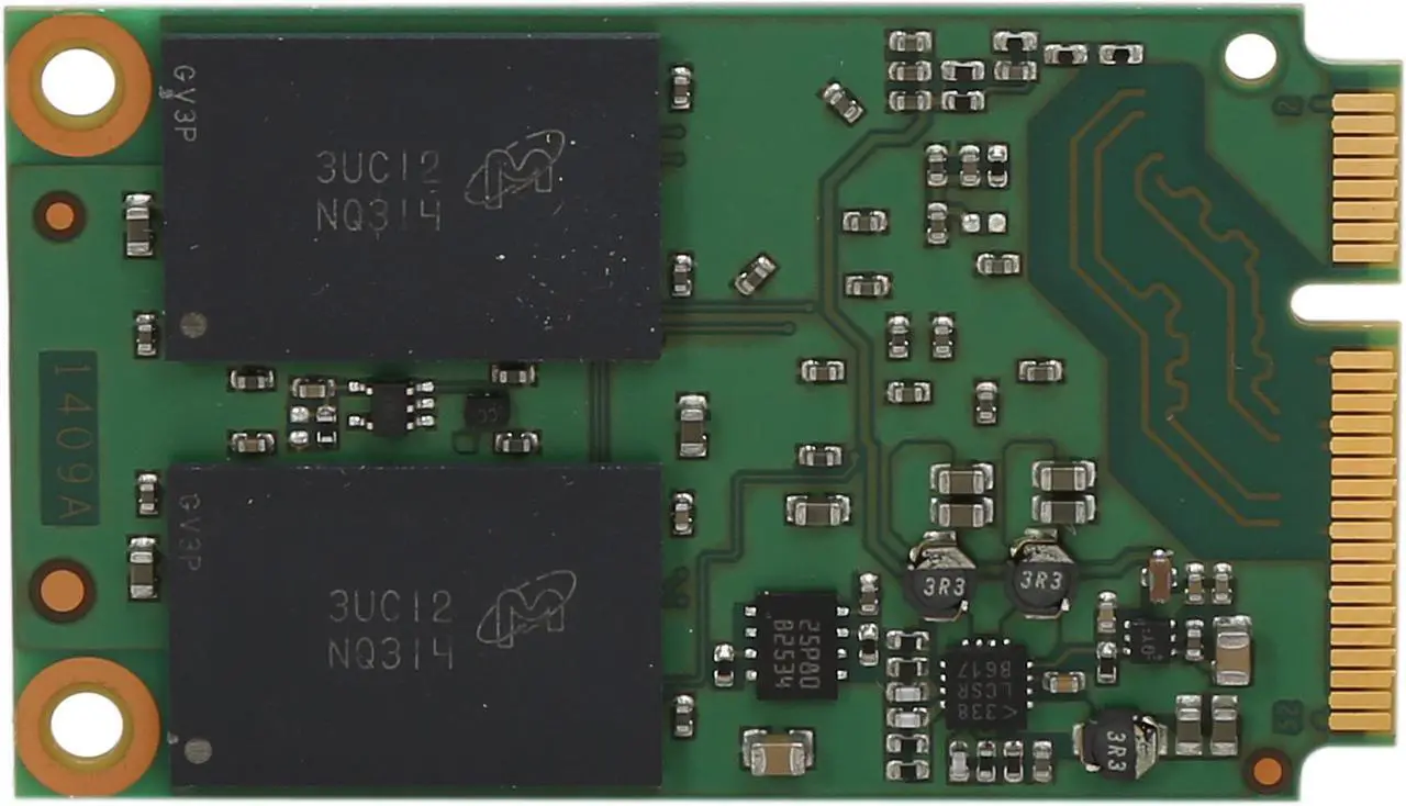 Alt view image 3 of 4 - Micron C400 Client mSATA 128GB SATA 6 Gb/s Internal Solid State Drive (SSD) MTFDDAT128MAM-1J2