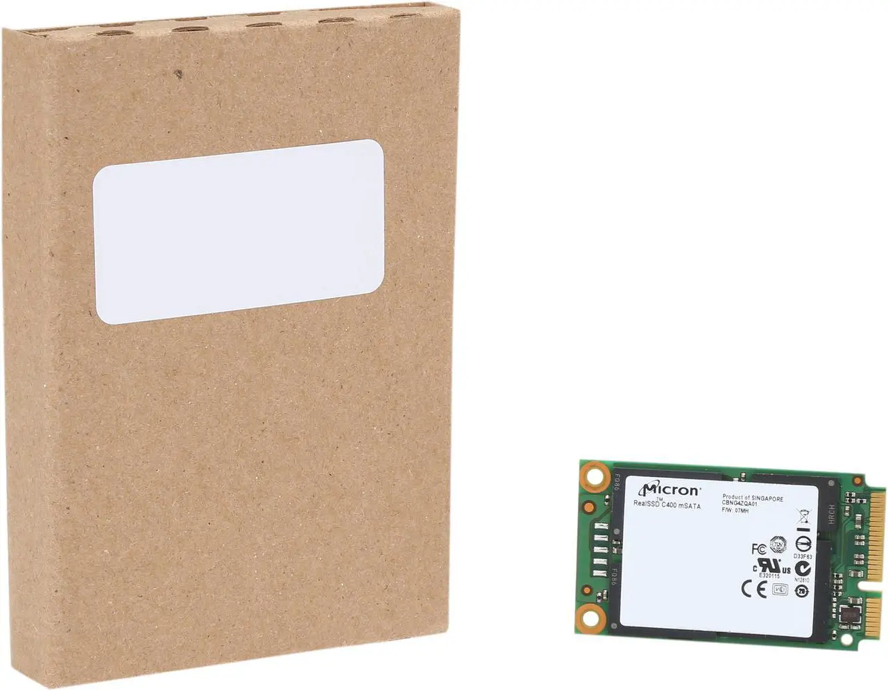 Alt view image 4 of 4 - Micron C400 Client mSATA 128GB SATA 6 Gb/s Internal Solid State Drive (SSD) MTFDDAT128MAM-1J2