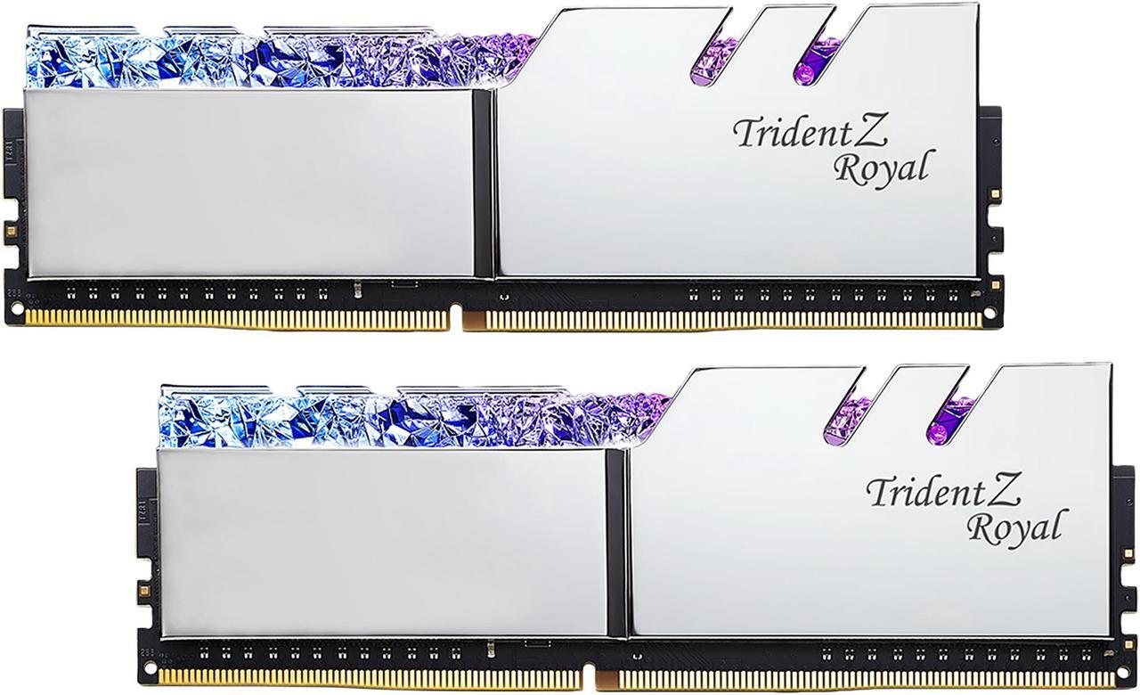 Alt view image 2 of 3 - G.SKILL Trident Z Royal Series 16GB (2 x 8GB) 288-Pin PC RAM DDR4 4400 (PC4 35200) Desktop Memory Model F4-4400C16D-16GTRS
