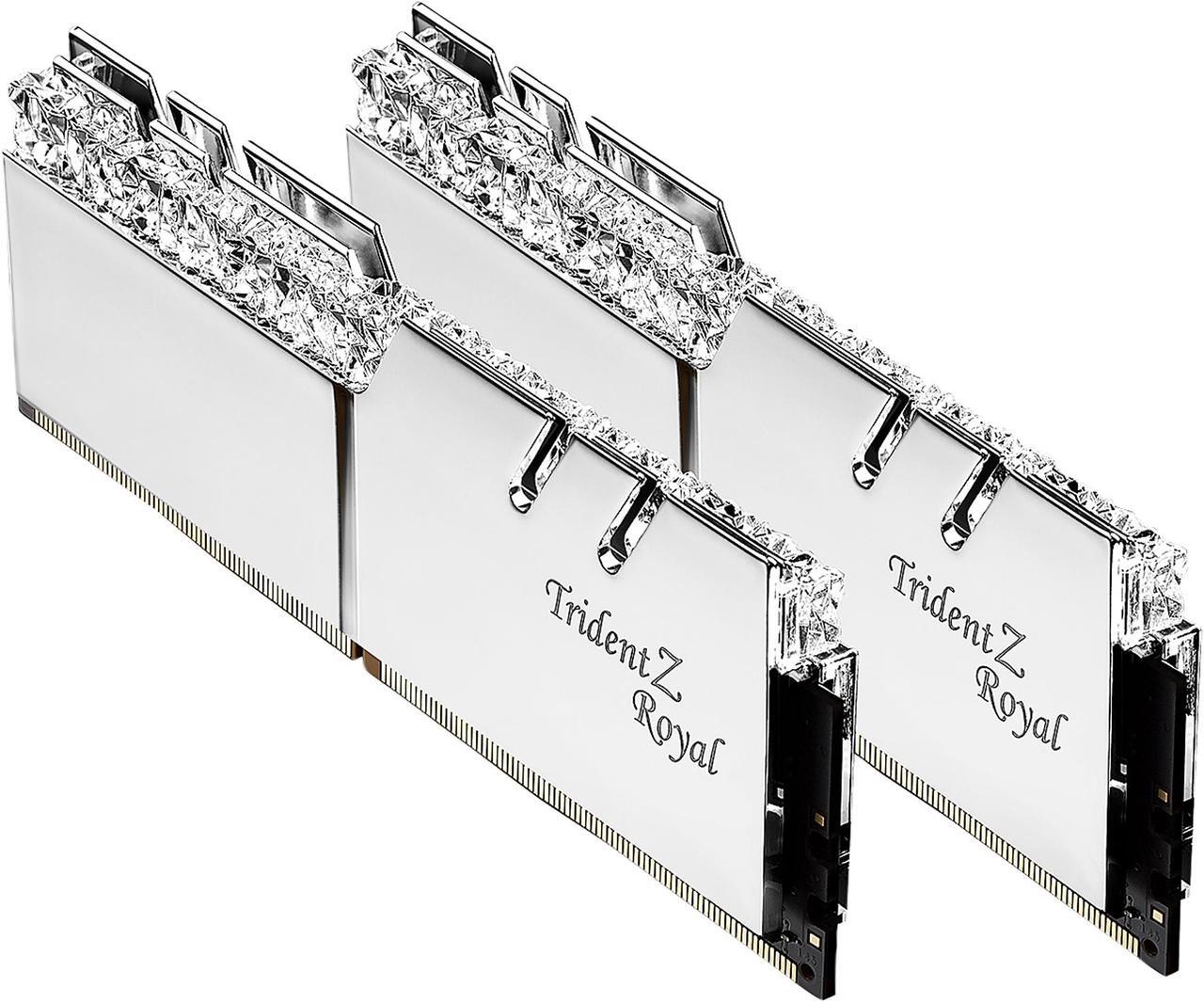 Alt view image 3 of 3 - G.SKILL Trident Z Royal Series 16GB (2 x 8GB) 288-Pin PC RAM DDR4 4400 (PC4 35200) Desktop Memory Model F4-4400C16D-16GTRS