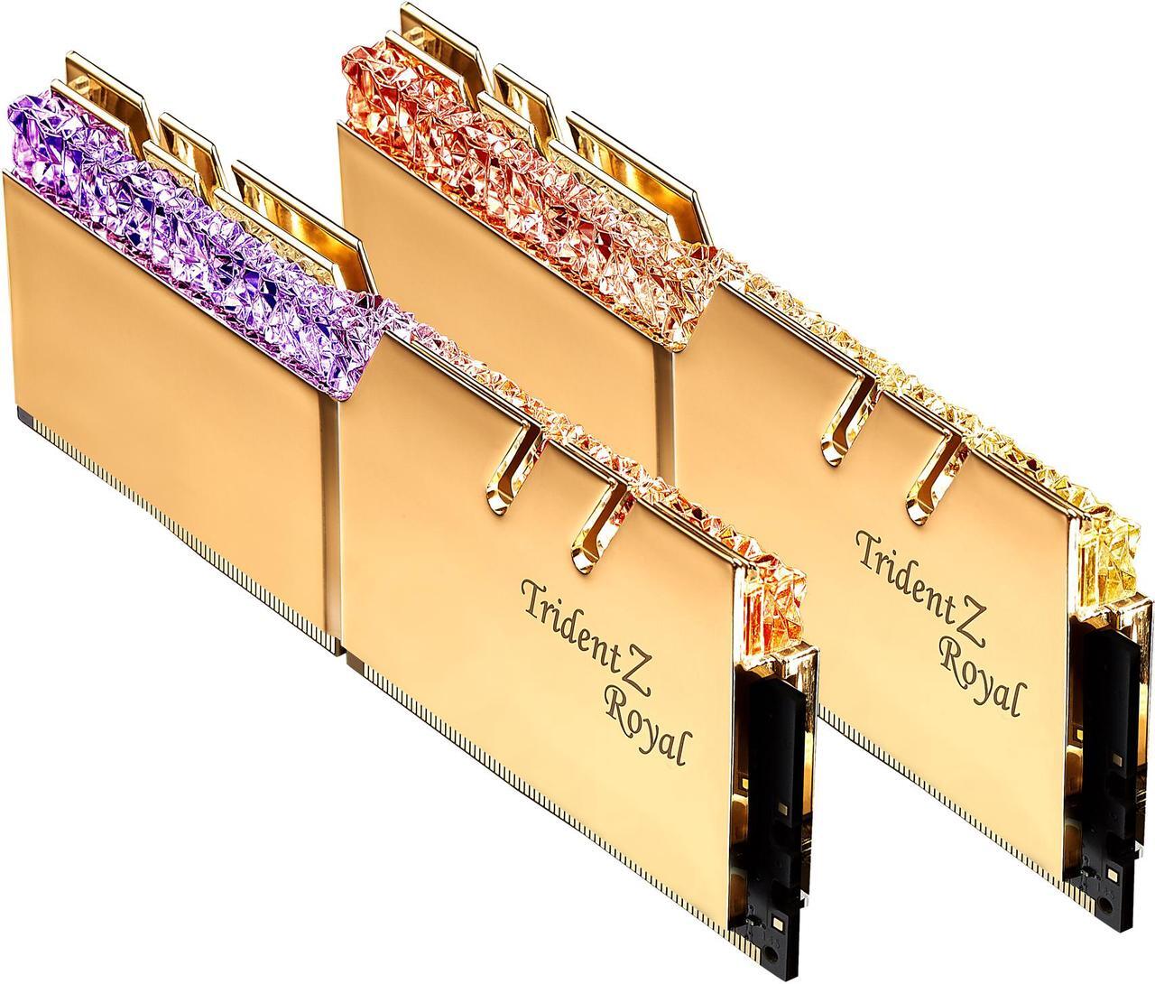 Alt view image 2 of 3 - G.SKILL Trident Z Royal Series 32GB (2 x 16GB) 288-Pin PC RAM DDR4 4266 (PC4 34100) Desktop Memory Model F4-4266C17D-32GTRGB
