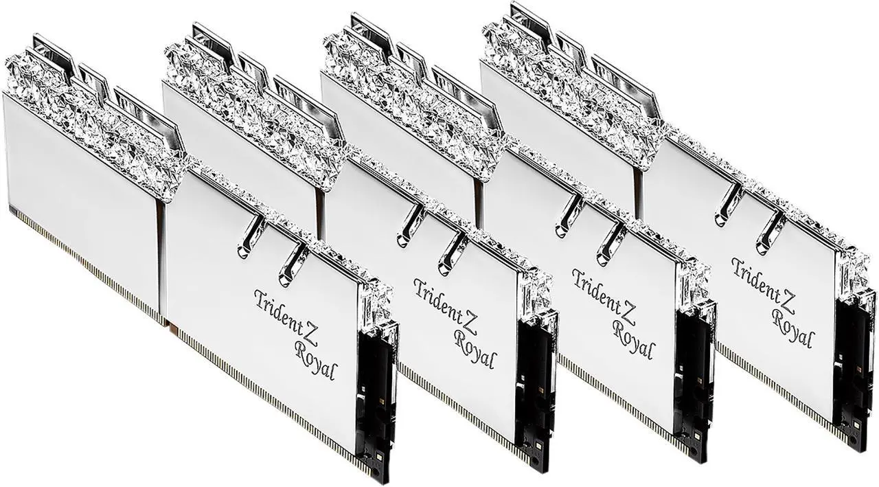 Alt view image 3 of 4 - G.SKILL Trident Z Royal Series 128GB (4 x 32GB) DDR4 4000 (PC4 32000) Desktop Memory Model F4-4000C18Q-128GTRS