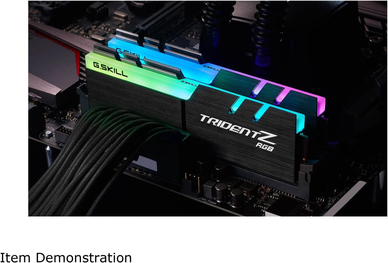 Alt view image 2 of 4 - G.SKILL TridentZ RGB Series 64GB (2 x 32GB) 288-Pin PC RAM DDR4 4266 (PC4 34100) Desktop Memory Model F4-4266C19D-64GTZR