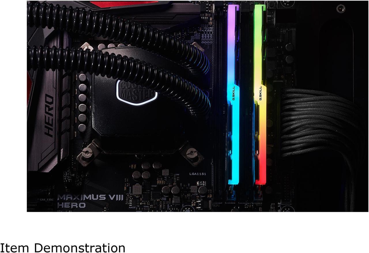 Alt view image 4 of 4 - G.SKILL TridentZ RGB Series 64GB (2 x 32GB) 288-Pin PC RAM DDR4 4266 (PC4 34100) Desktop Memory Model F4-4266C19D-64GTZR