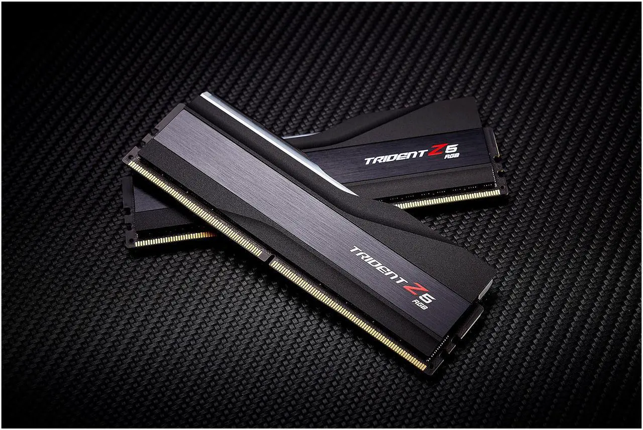 Alt view image 6 of 5 - G.SKILL Trident Z5 RGB Series 32GB (2 x 16GB) DDR5 5600 Desktop Memory Model F5-5600J4040C16GX2-TZ5RK