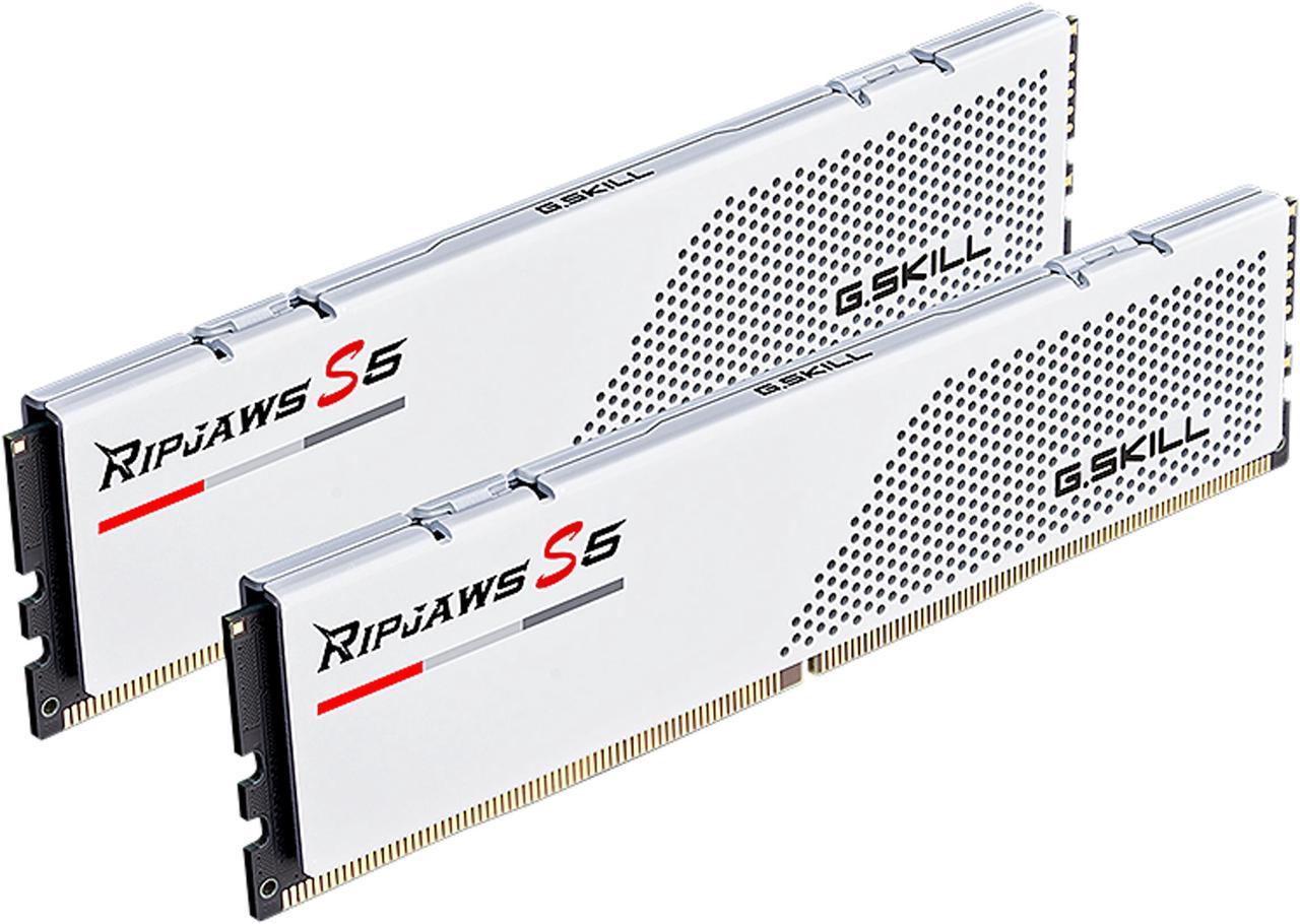 G.SKILL Ripjaws S5 Series 64GB (2 x 32GB) 288-Pin PC RAM DDR5 5600 Desktop Memory Model F5-5600J2834F32GX2-RS5W