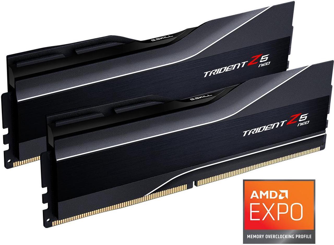 G.SKILL Trident Z5 Neo Series AMD EXPO 32GB (2 x 16GB) 288-Pin PC RAM DDR5 5600 (PC5 44800) Desktop Memory Model F5-5600J2834F16GX2-TZ5N