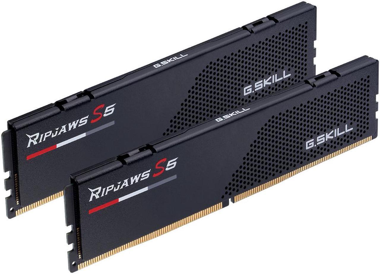 G.SKILL Ripjaws S5 Series 96GB (2 x 48GB) 288-Pin PC RAM DDR5 5200 (PC5 41600) Desktop Memory Model F5-5200J4040A48GX2-RS5K