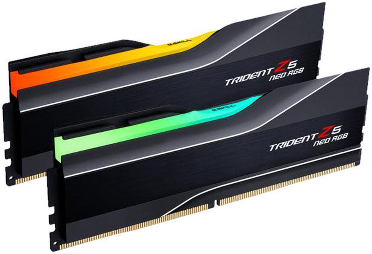 G.SKILL Trident Z5 Neo RGB Series 32GB (2 x 16GB) 288-Pin PC RAM DDR5 6400 (PC5 51200) Desktop Memory Model F5-6400J3239G16GX2-TZ5NR