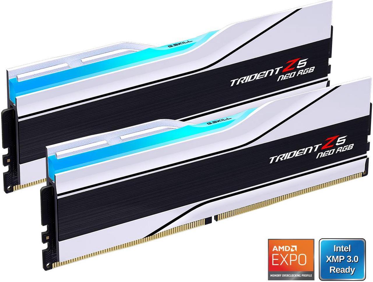 G.SKILL Trident Z5 Neo Series 64GB (2 x 32GB) 288-Pin PC RAM DDR5 6000 (PC5 48000) Desktop Memory Model F5-6000J3636F32GX2-TZ5NRW