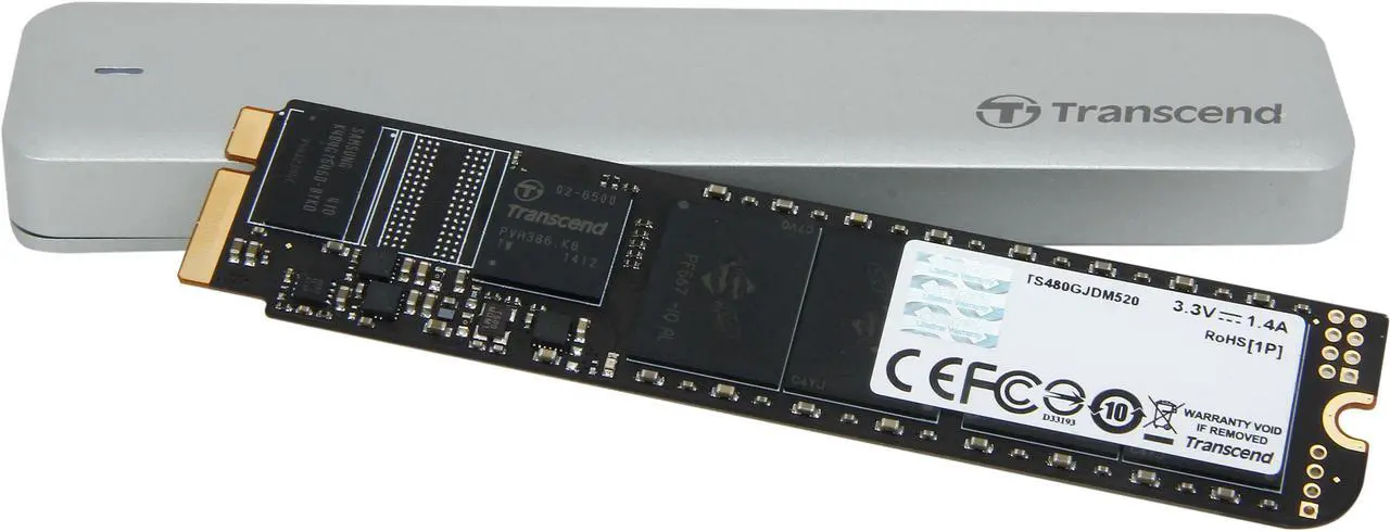 Main image of Transcend JetDrive 520 480GB USB 3.0 / SATA 6Gb/s MLC Internal / External Solid State Drive (SSD) TS480GJDM520