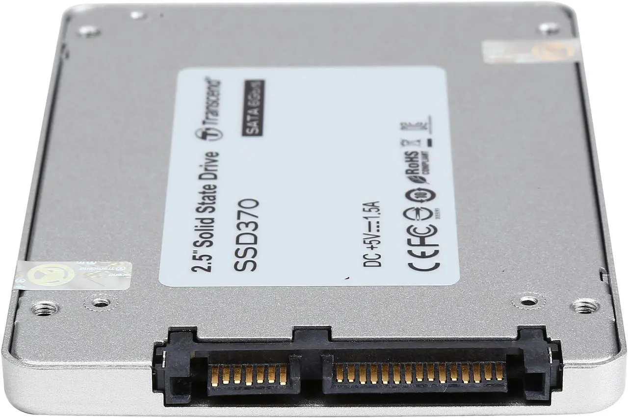 Alt view image 3 of 5 - Transcend 2.5" 128GB SATA III MLC Internal Solid State Drive (SSD) TS128GSSD370S