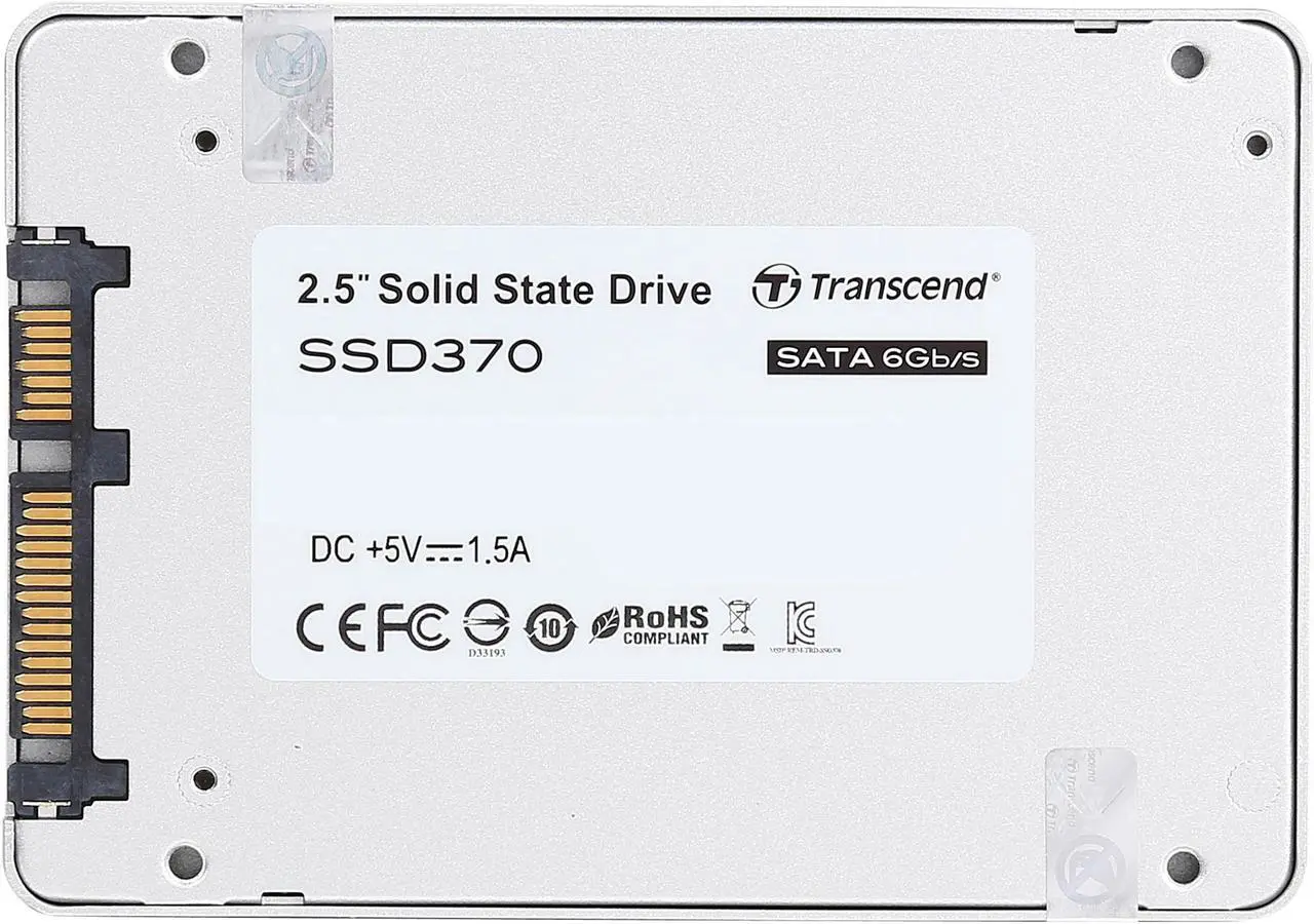 Alt view image 4 of 5 - Transcend 2.5" 128GB SATA III MLC Internal Solid State Drive (SSD) TS128GSSD370S