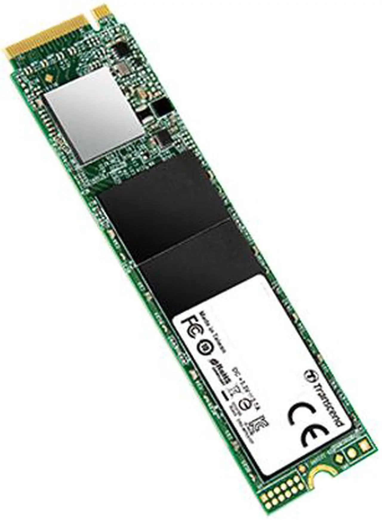 Alt view image 2 of 2 - Transcend 110S Series M.2 2280 1TB PCI-Express 3.0 x4 3D NAND Internal Solid State Drive (SSD) TS1TMTE110S