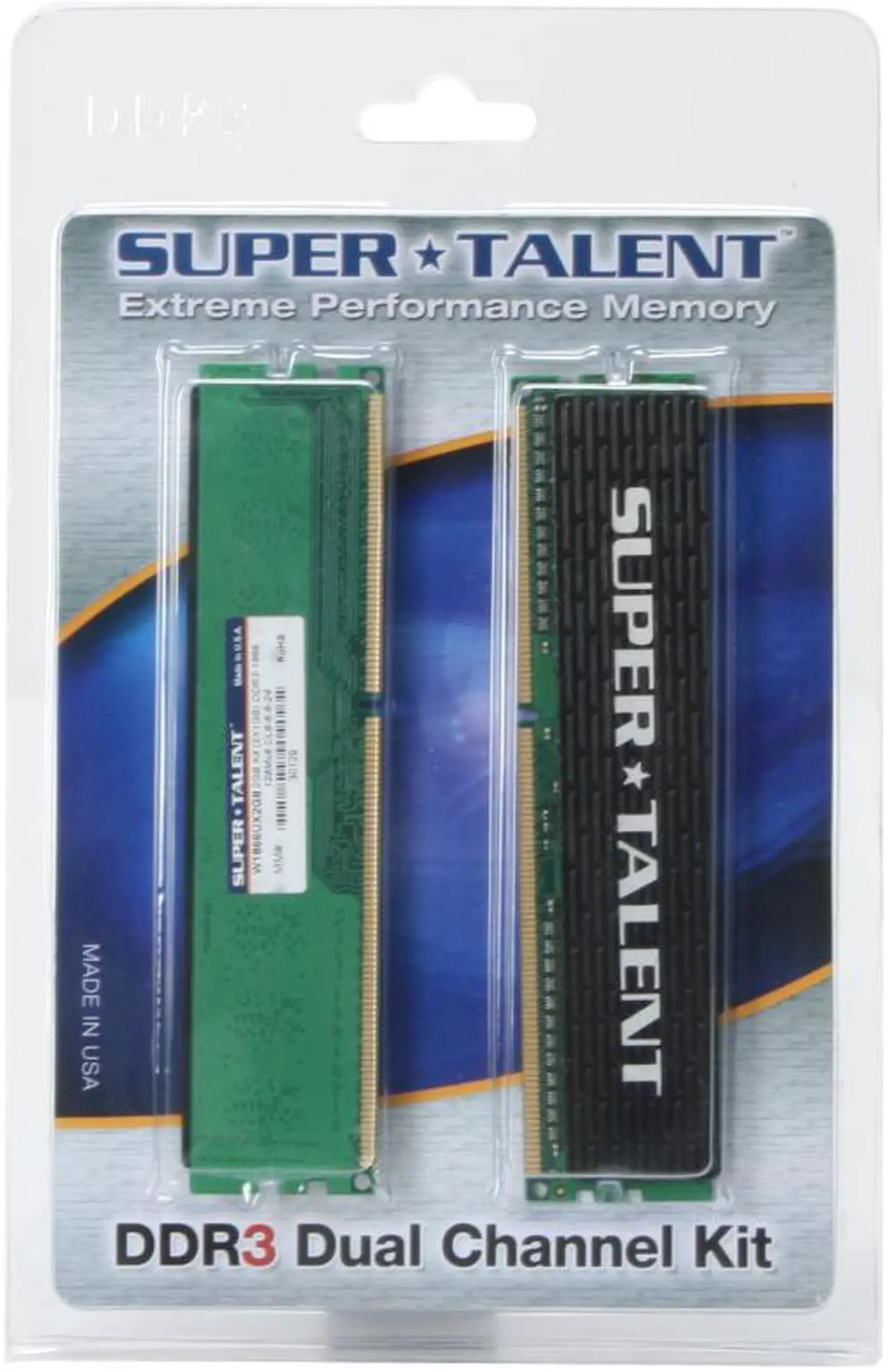 Alt view image 3 of 3 - SUPER TALENT 2GB (2 x 1GB) DDR3 1866 (PC3 14900) Dual Channel Kit Desktop Memory Model W1866UX2G8