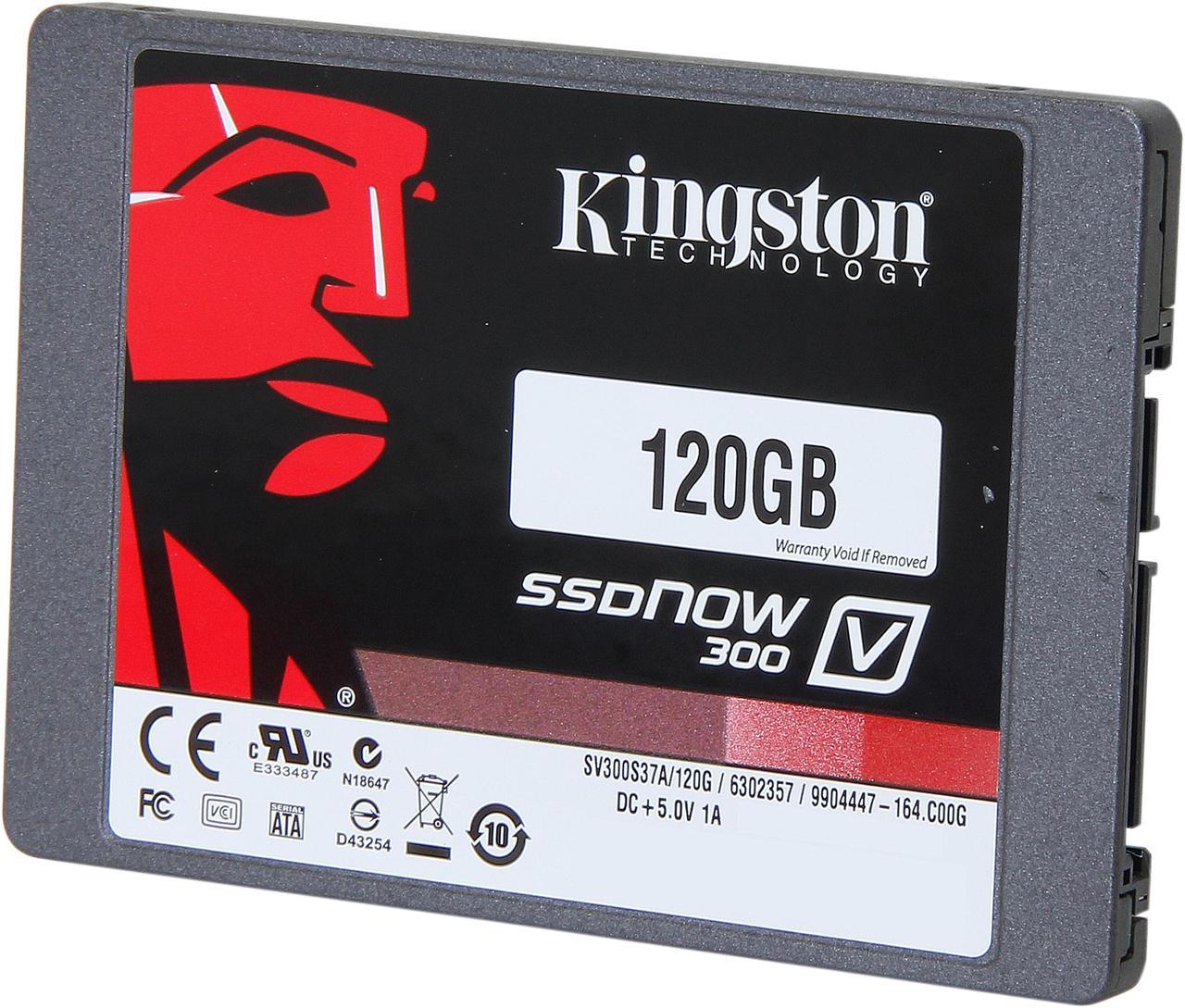 Kingston SSDNow V300 Series 2.5" 120GB SATA III Internal Solid State Drive (SSD) SV300S37A/120G