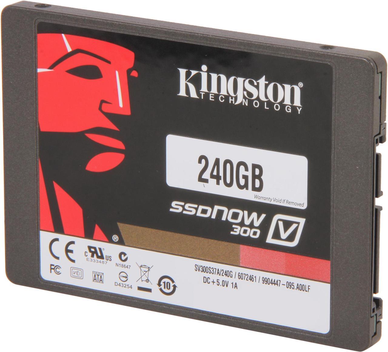 Main image of Kingston SSDNow V300 Series 2.5" 240GB SATA III Internal Solid State Drive (SSD) SV300S37A/240G