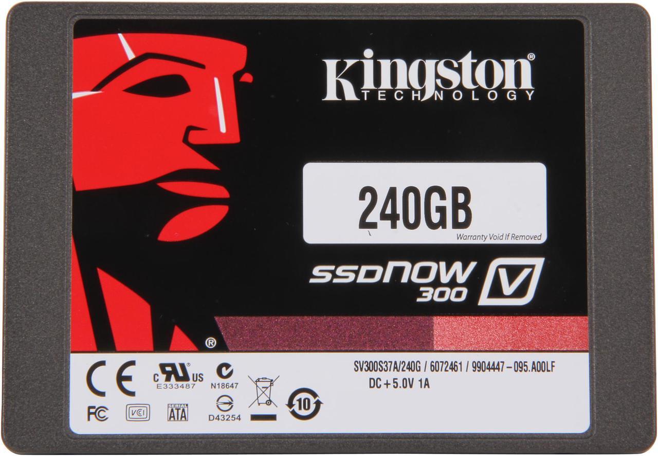 Alt view image 2 of 6 - Kingston SSDNow V300 Series 2.5" 240GB SATA III Internal Solid State Drive (SSD) SV300S37A/240G