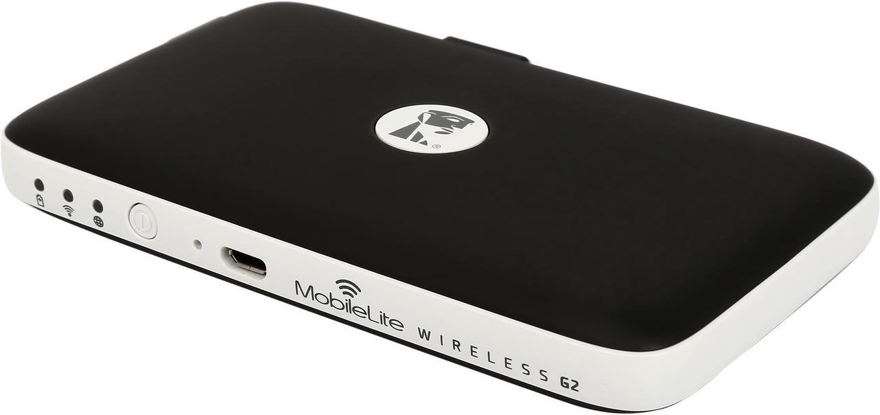 Main image of Kingston MLWG2 Digital MobileLite Wireless Flash Card Reader G2 5-in-1 Mobile Companion for iPhone, iPad, any IOS / Android smart phone and Tablets
