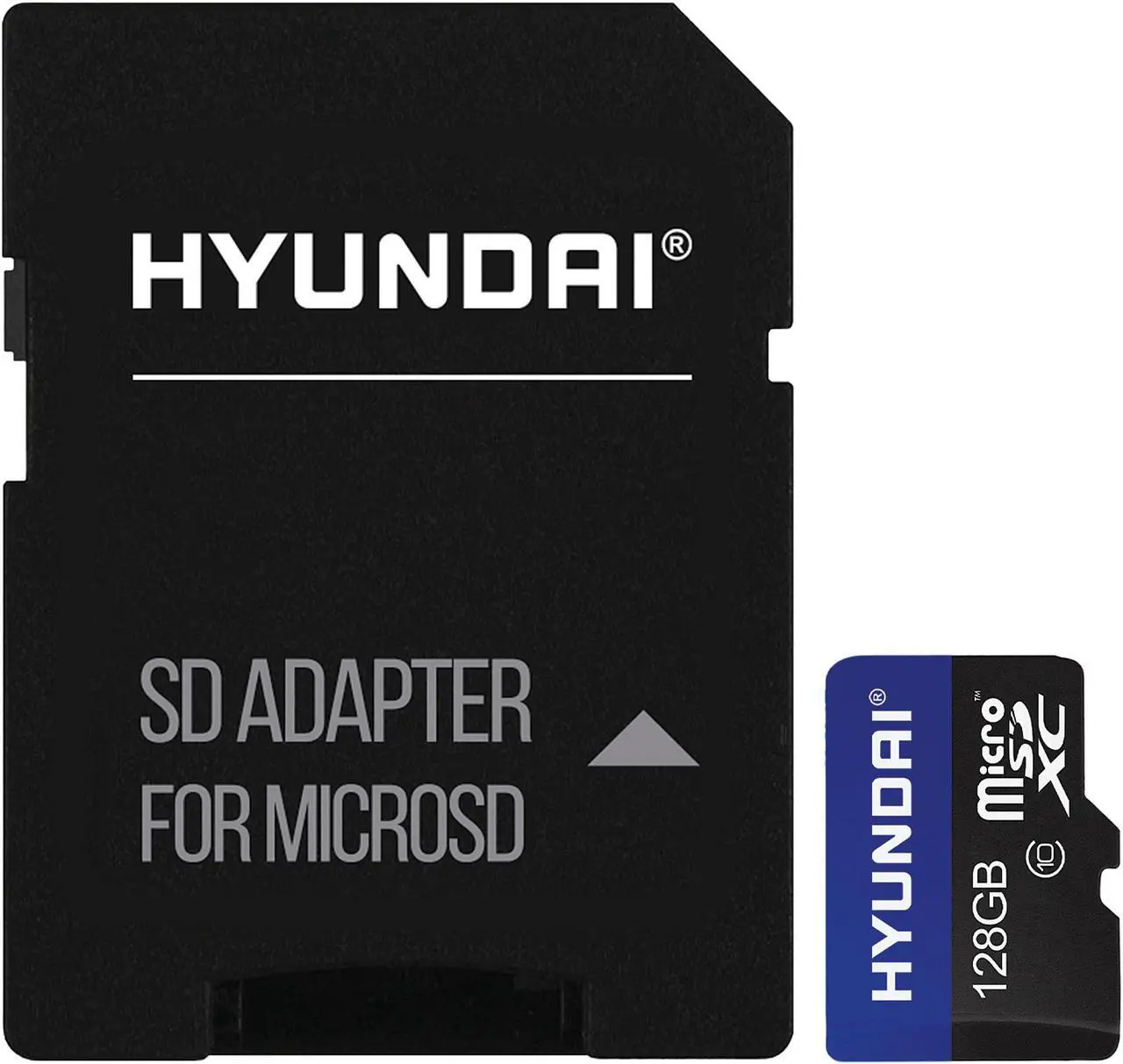 Alt view image 2 of 3 - HYUNDAI 128GB Premier microSDXC UHS-I / Class 10 Memory Card with SD Adapter (SDC128GU1)