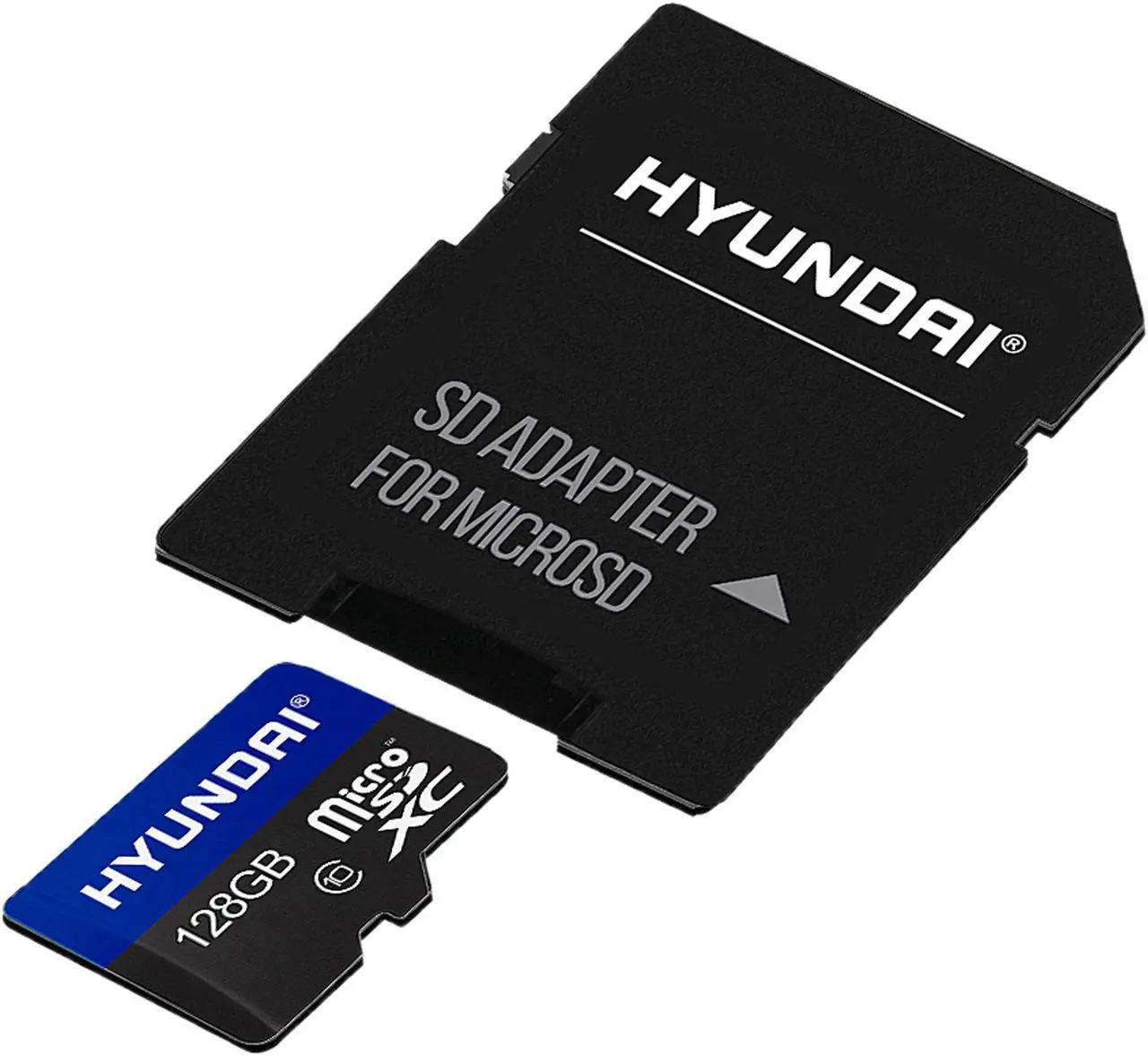 Alt view image 3 of 3 - HYUNDAI 128GB Premier microSDXC UHS-I / Class 10 Memory Card with SD Adapter (SDC128GU1)