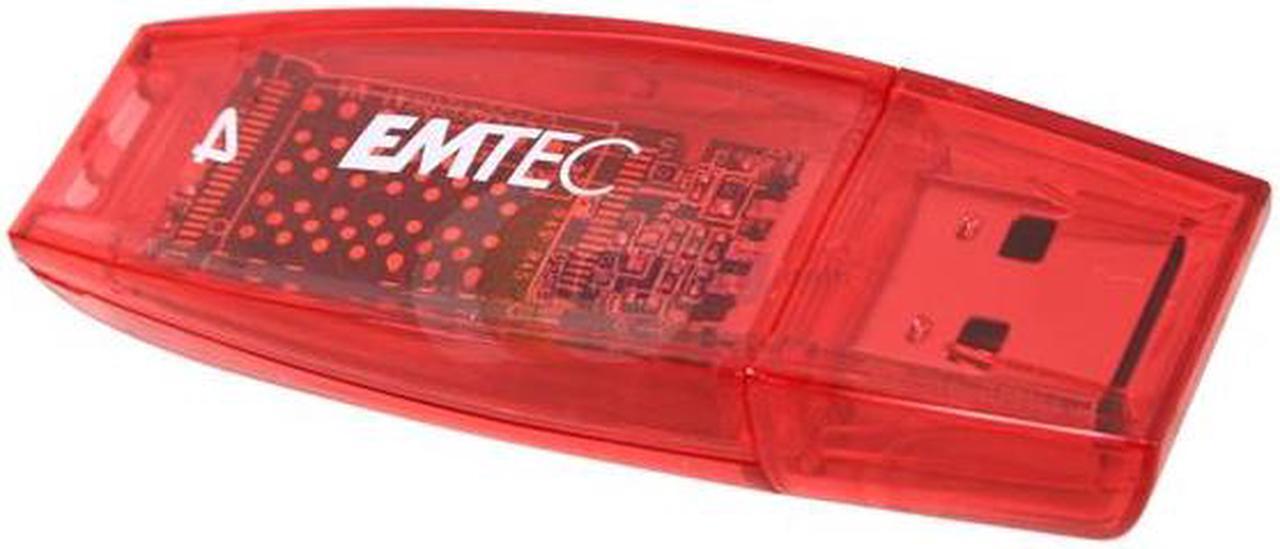 Main image of EMTEC C400 Candy Series 4GB USB 2.0 Flash Drive (Red) EKMMD4GC400
