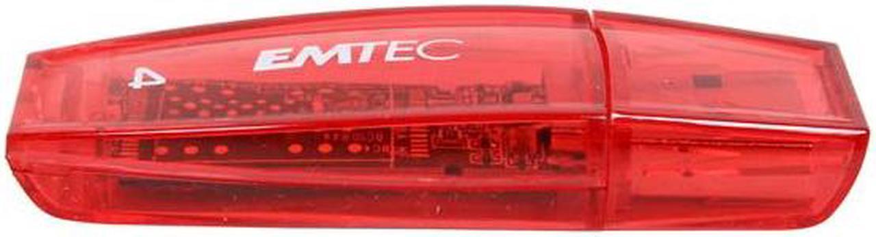 Alt view image 3 of 6 - EMTEC C400 Candy Series 4GB USB 2.0 Flash Drive (Red) EKMMD4GC400