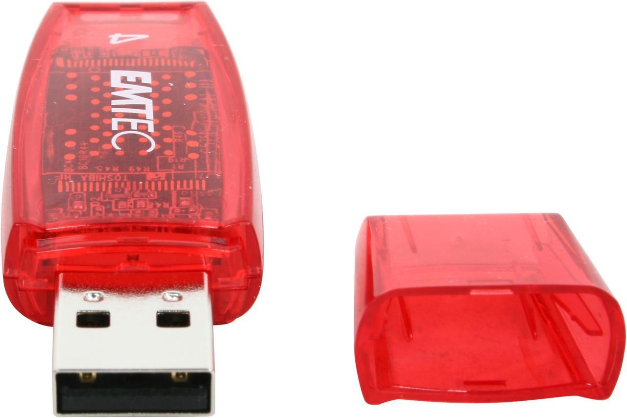 Alt view image 5 of 6 - EMTEC C400 Candy Series 4GB USB 2.0 Flash Drive (Red) EKMMD4GC400