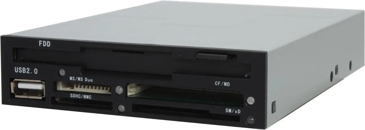 Main image of Nippon Labs Delux Internal Card Reader with Floppy Drive 3.5” Internal All In One Card Reader/Writer with USB2.0 & FDD1.44" & 3.5" FLOPPY DRIVE Model ICR-EE