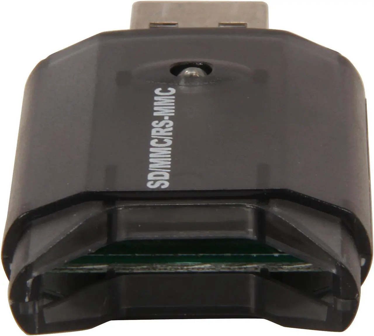 Alt view image 4 of 5 - Nippon Labs VCR-339-BK Black USB 2.0 Supports SDHC/ SD/ MMC II/ RS MMC/ Ultra II SD/ Extreme SD/ Extreme III SD/ *MiniSD/ *MMC Micro/ *Micro SD Memory Card Reader - OEM