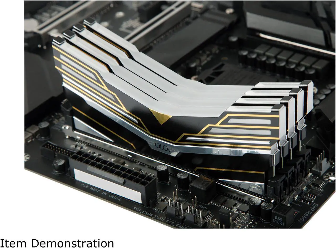 Alt view image 2 of 3 - OLOy WarHawk RGB 16GB 288-Pin PC RAM DDR4 3200 (PC4 25600) Desktop Memory Model MD4U163216IESA