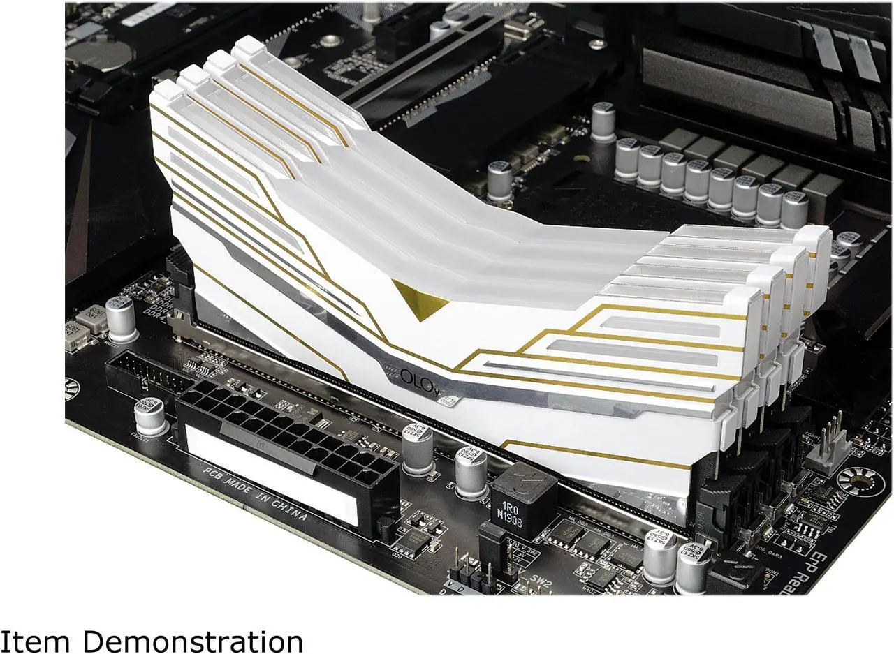 Alt view image 2 of 3 - OLOy WarHawk RGB 16GB (2 x 8GB) 288-Pin PC RAM DDR4 3600 (PC4 28800) Desktop Memory Model ND4U0836180BCWDX