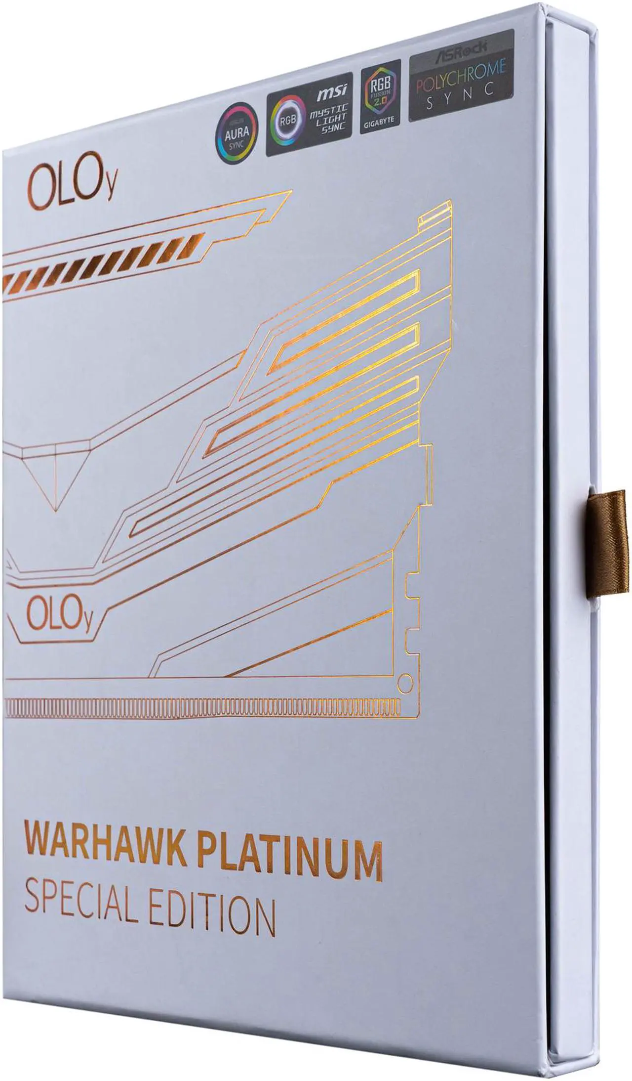 Alt view image 5 of 4 - OLOy WarHawk RGB 32GB (2 x 16GB) DDR4 3600 (PC4 28800) Desktop Memory Model ND4U1636180DCWDX