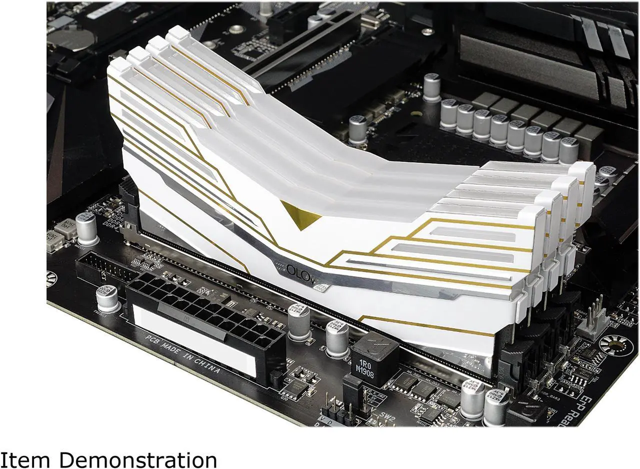 Alt view image 2 of 3 - OLOy WarHawk RGB 16GB (2 x 8GB) 288-Pin PC RAM DDR4 4000 (PC4 32000) Desktop Memory Model MD4U0840180BCWDX