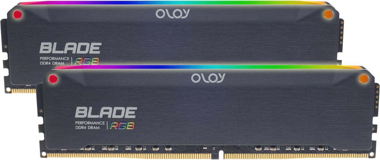 Main image of OLOy Blade RGB 32GB (2 x 16GB) 288-Pin PC RAM DDR4 3200 (PC4 25600) Desktop Memory Model ND4U1632162BRKDE