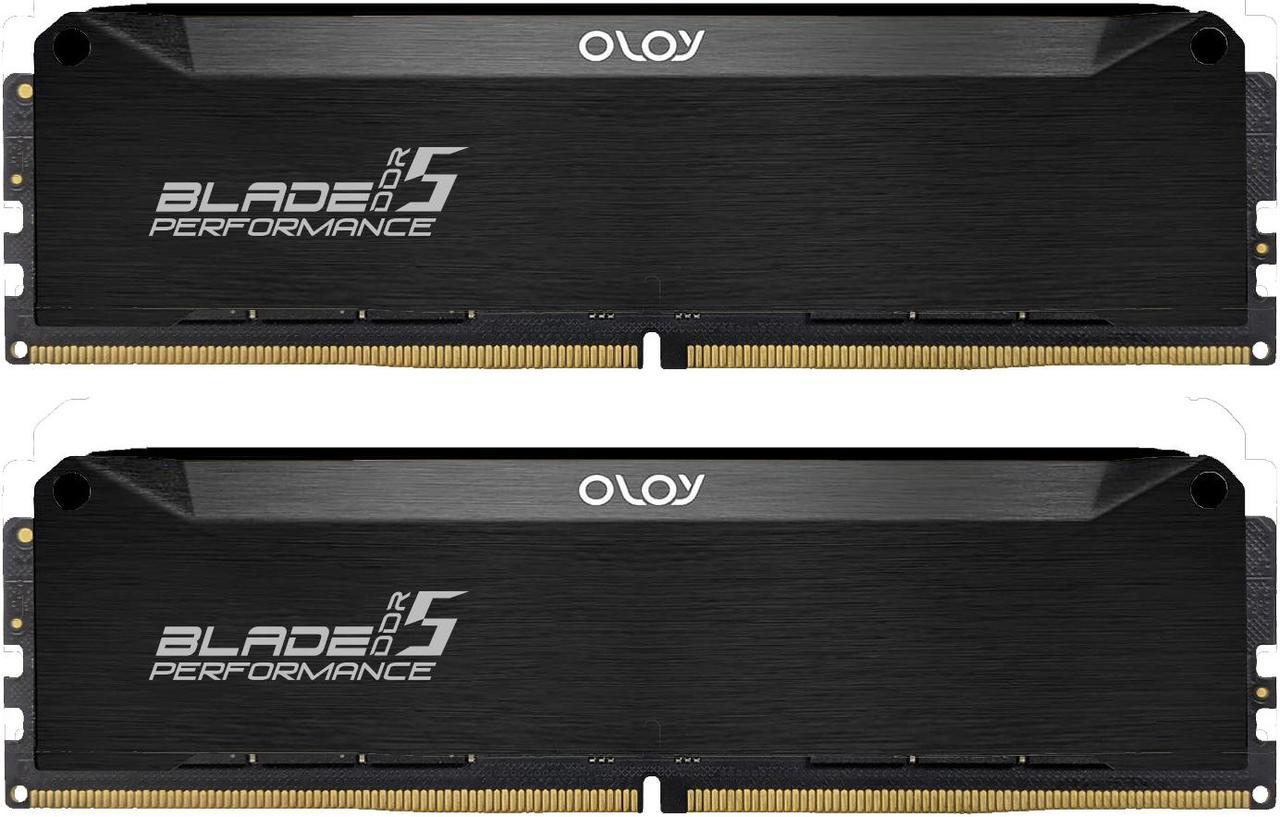 OLOy Blade (OLOY) 64GB (2 x 32GB) 288-Pin PC RAM DDR5 6000 (PC5 48000) Desktop Memory Model ND5U3260306BRLDA