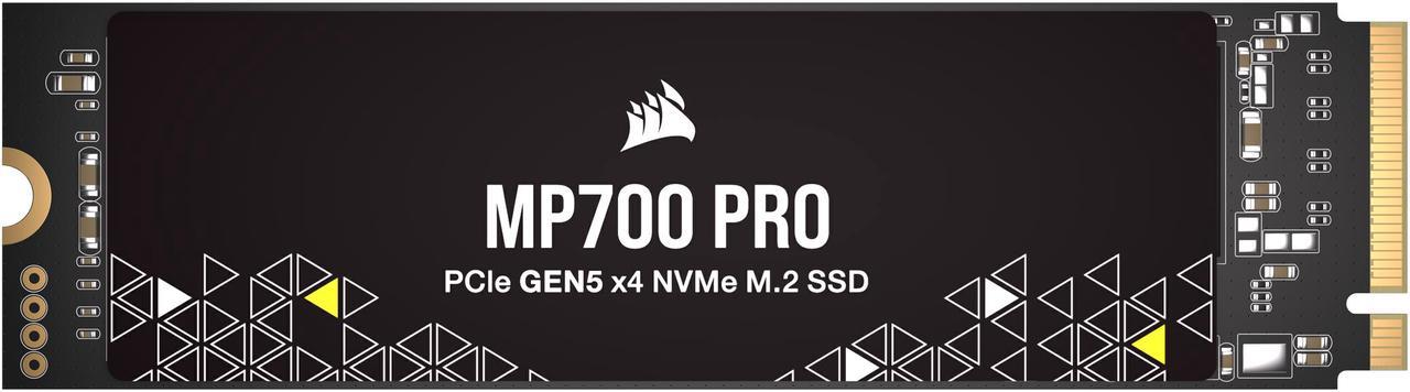 CORSAIR MP700 PRO 2TB PCIe Gen5 x4 NVMe 2.0 M.2 SSD – High-Density TLC NAND – M.2 2280  CSSD-F2000GBMP700PNH– DirectStorage Compatible – Up to 12,400MB/sec