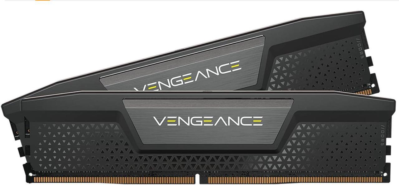 CORSAIR Vengeance 64GB (2 x 32GB) 288-Pin PC RAM DDR5 6000 (PC5 48000) Desktop Memory Model CMK64GX5M2B6000C40L