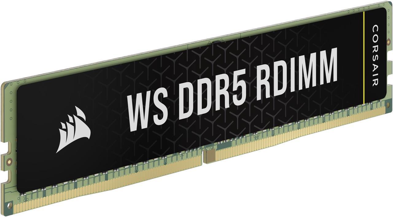 CORSAIR WS RDIMM Series 64GB (4 x 16GB) ECC Registered DDR5 5600 (PC5 44800) Server Memory