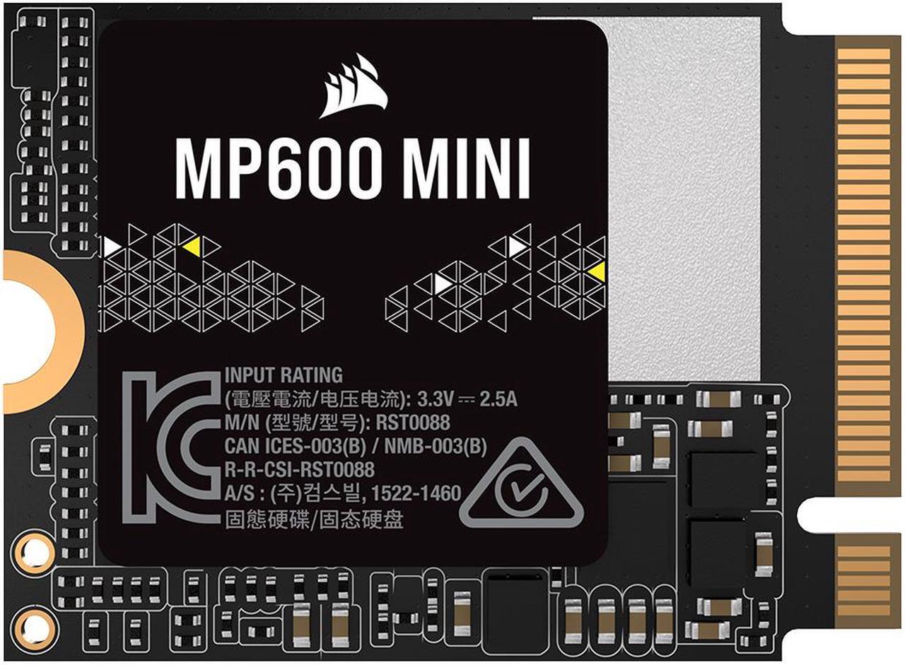 Main image of Corsair MP600 Mini M.2 2230 1TB PCI-Express 4.0 x4 3D TLC Internal Solid State Drive (SSD) CSSD-F1000GBMP600MNR2