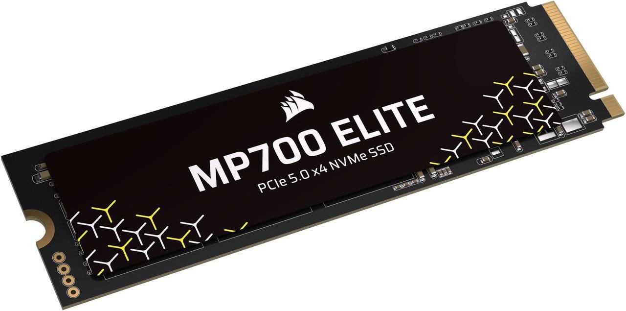 Alt view image 2 of 20 - Corsair MP700 Elite M.2 2280 1TB PCI-Express 5.0 x4 3D TLC Internal Solid State Drive (SSD) Up to 10000 MB/s CSSD-F1000GBMP700ENH