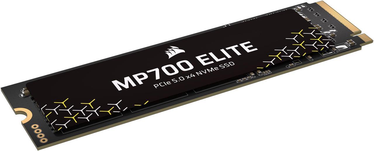 Alt view image 4 of 20 - Corsair MP700 Elite M.2 2280 1TB PCI-Express 5.0 x4 3D TLC Internal Solid State Drive (SSD) Up to 10000 MB/s CSSD-F1000GBMP700ENH